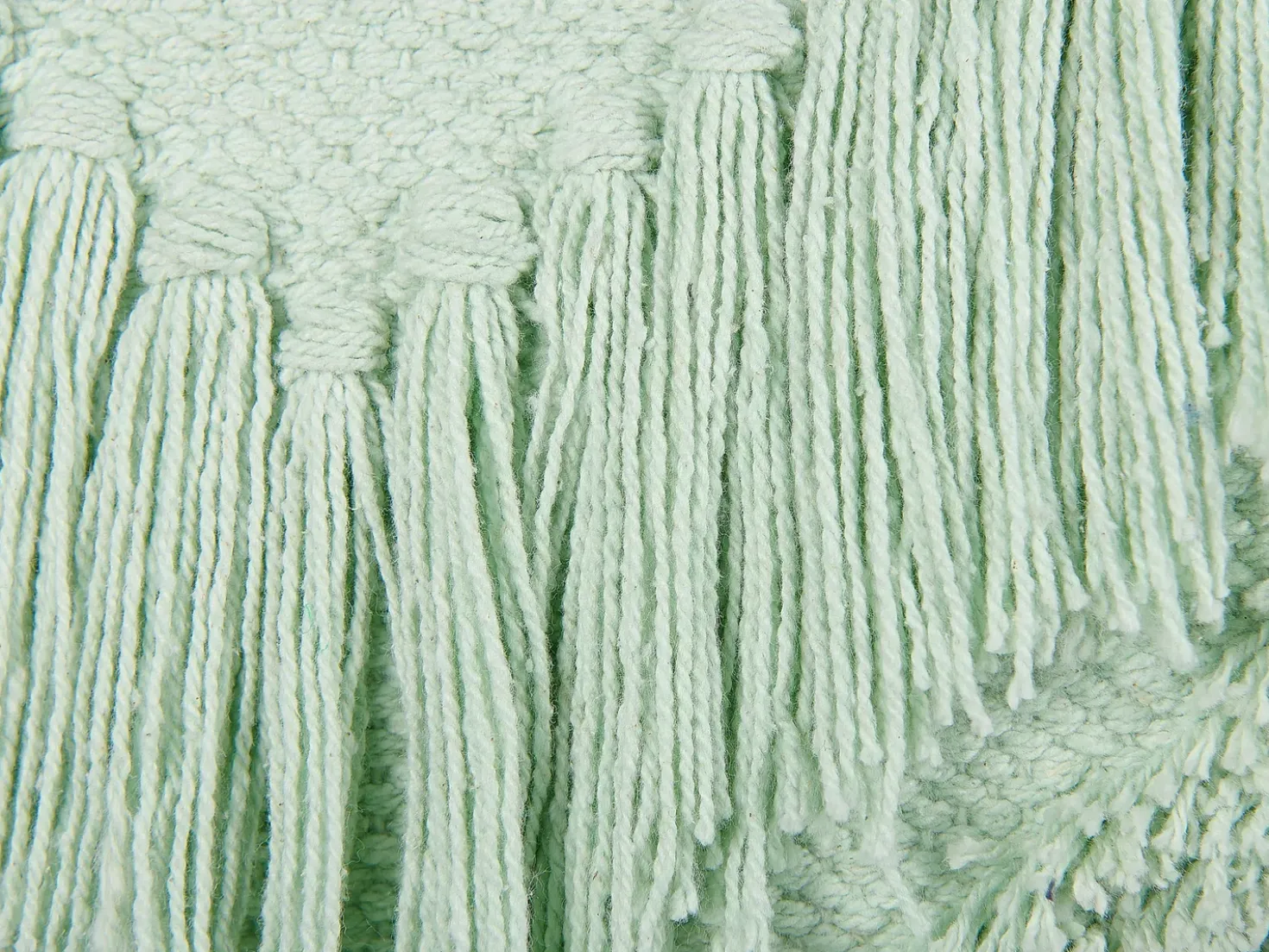 Cuscino decorativo BACOPA Cotone 45 x 45 cm Verde Trama Chevron