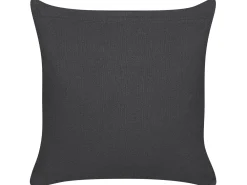Cuscino decorativo BENZOIN Cotone 45 x 45 cm Nero Trama geometrica