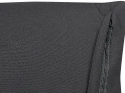 Cuscino decorativo BENZOIN Cotone 45 x 45 cm Nero Trama geometrica
