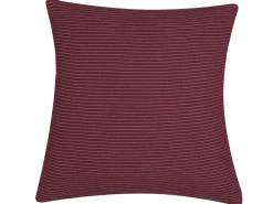 Cuscino decorativo CAMPANULA 45 x 45 cm Rosso Tinta unita