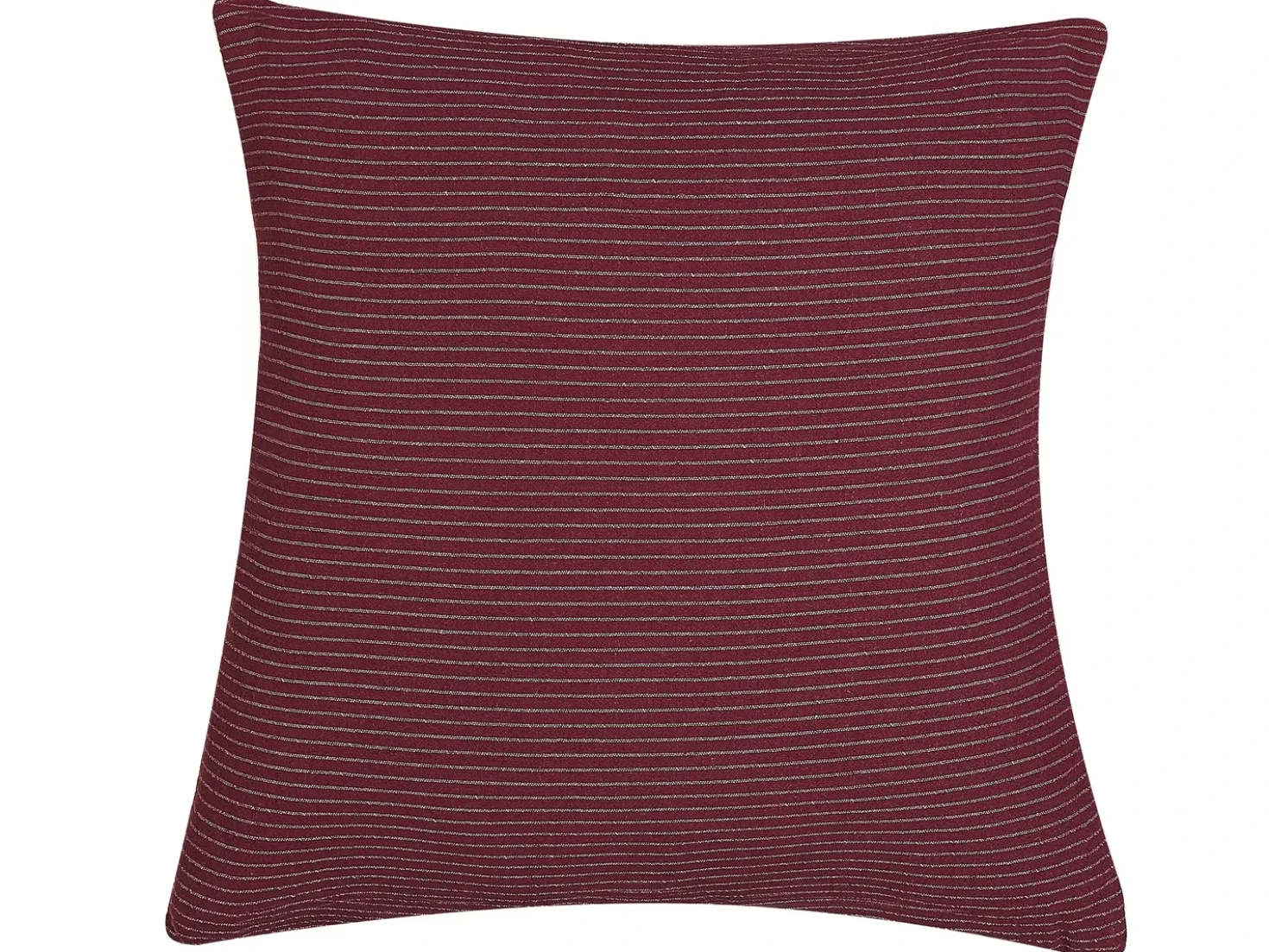 Cuscino decorativo CAMPANULA 45 x 45 cm Rosso Tinta unita