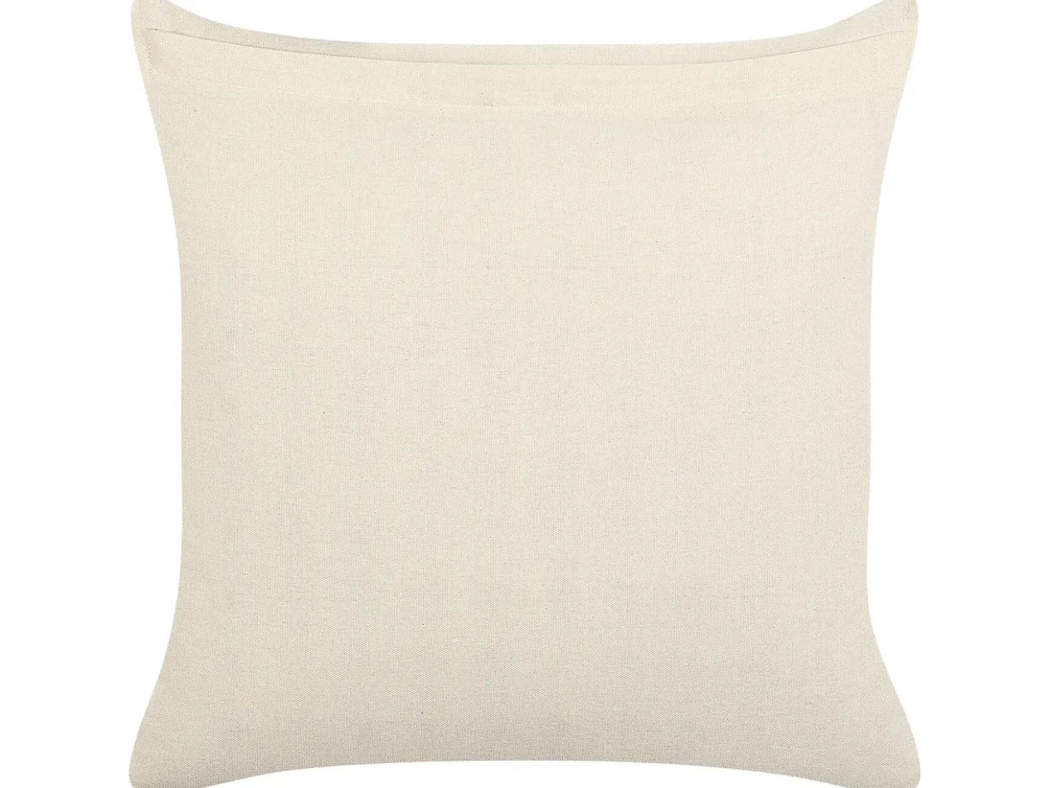 Cuscino decorativo CERCIS Cotone 45 x 45 cm Beige Trama geometrica