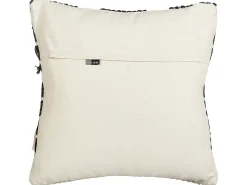 Cuscino decorativo CHITTOOR Cotone 50 x 50 cm Nero Trama geometrica