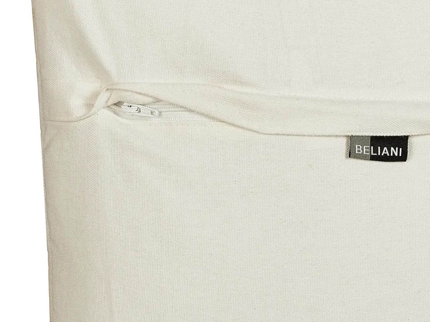 Cuscino decorativo CHITTOOR Cotone 50 x 50 cm Nero Trama geometrica