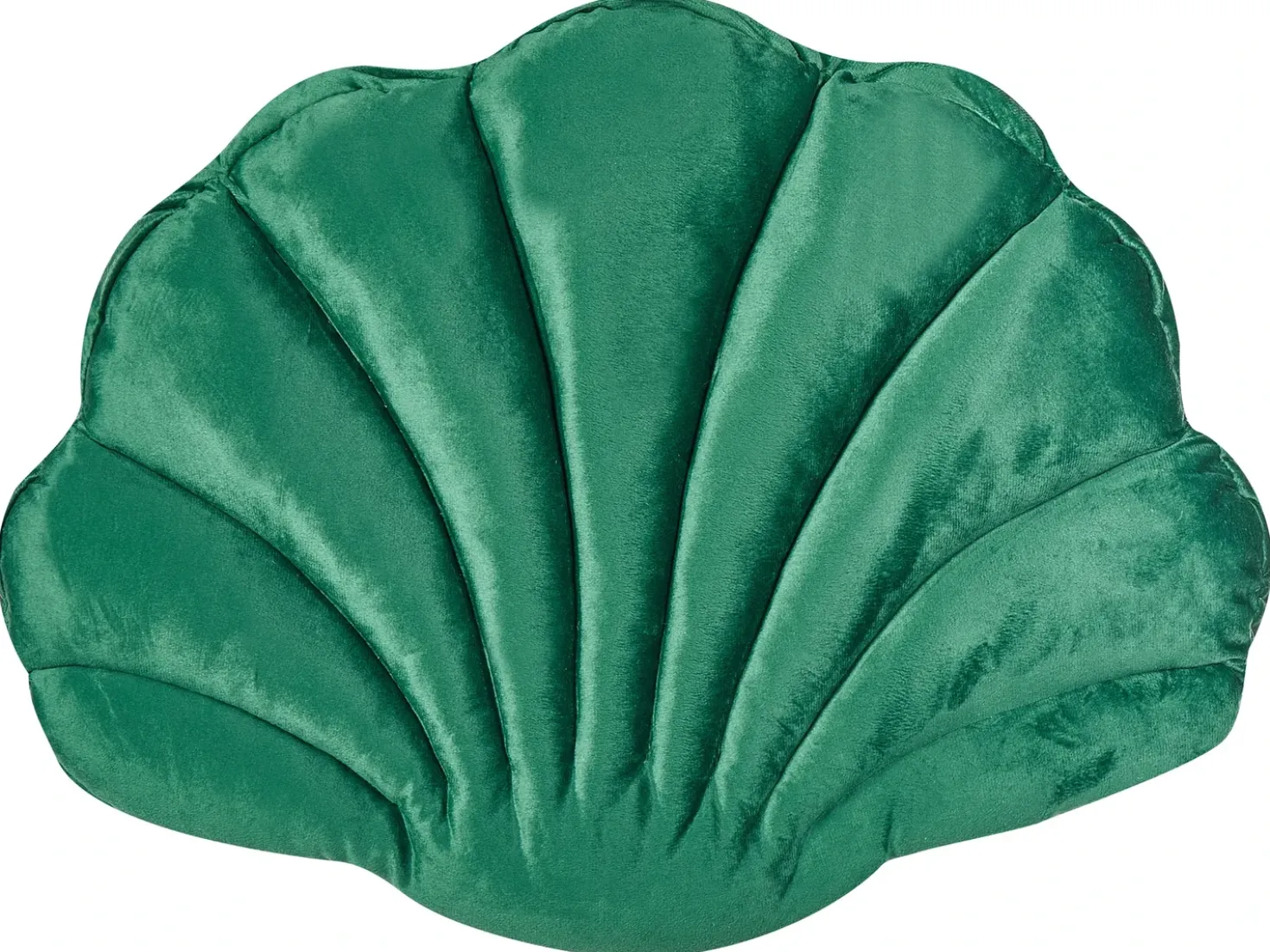 Cuscino decorativo CONSOLIDA Velluto 47 x 35 cm Verde smeraldo Tinta unita
