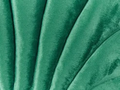 Cuscino decorativo CONSOLIDA Velluto 47 x 35 cm Verde smeraldo Tinta unita