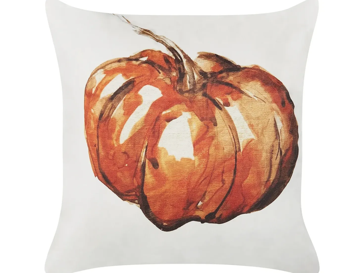 Cuscino decorativo CURBITA Velluto 45 x 45 cm Beige Trama di piante