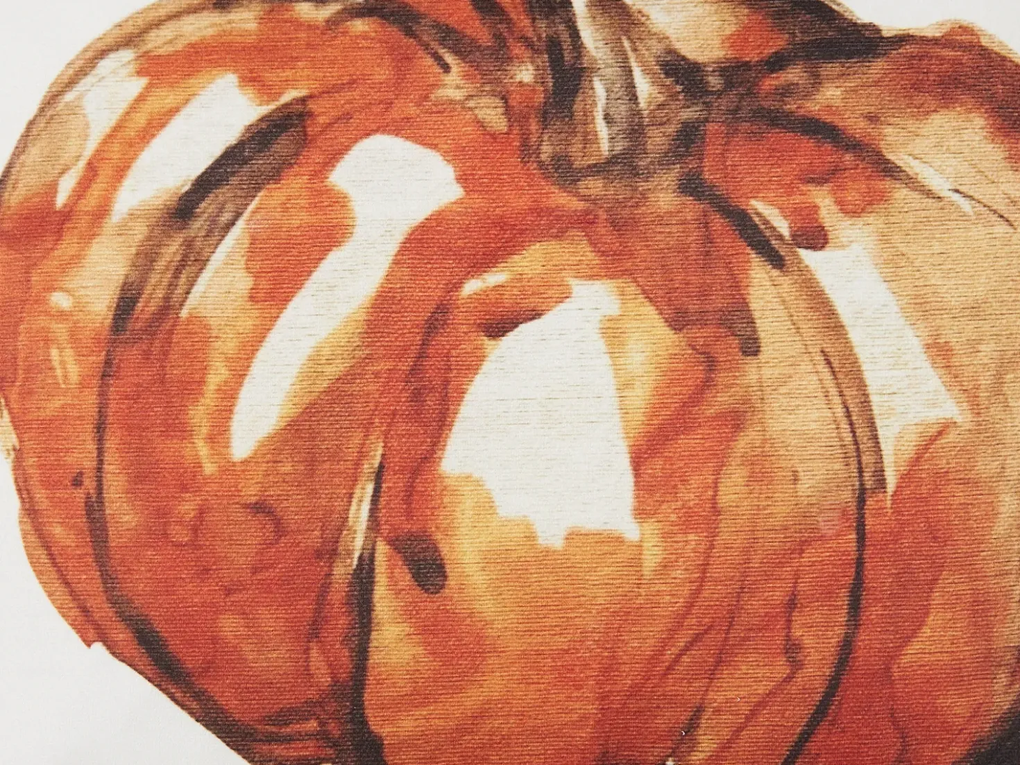 Cuscino decorativo CURBITA Velluto 45 x 45 cm Beige Trama di piante