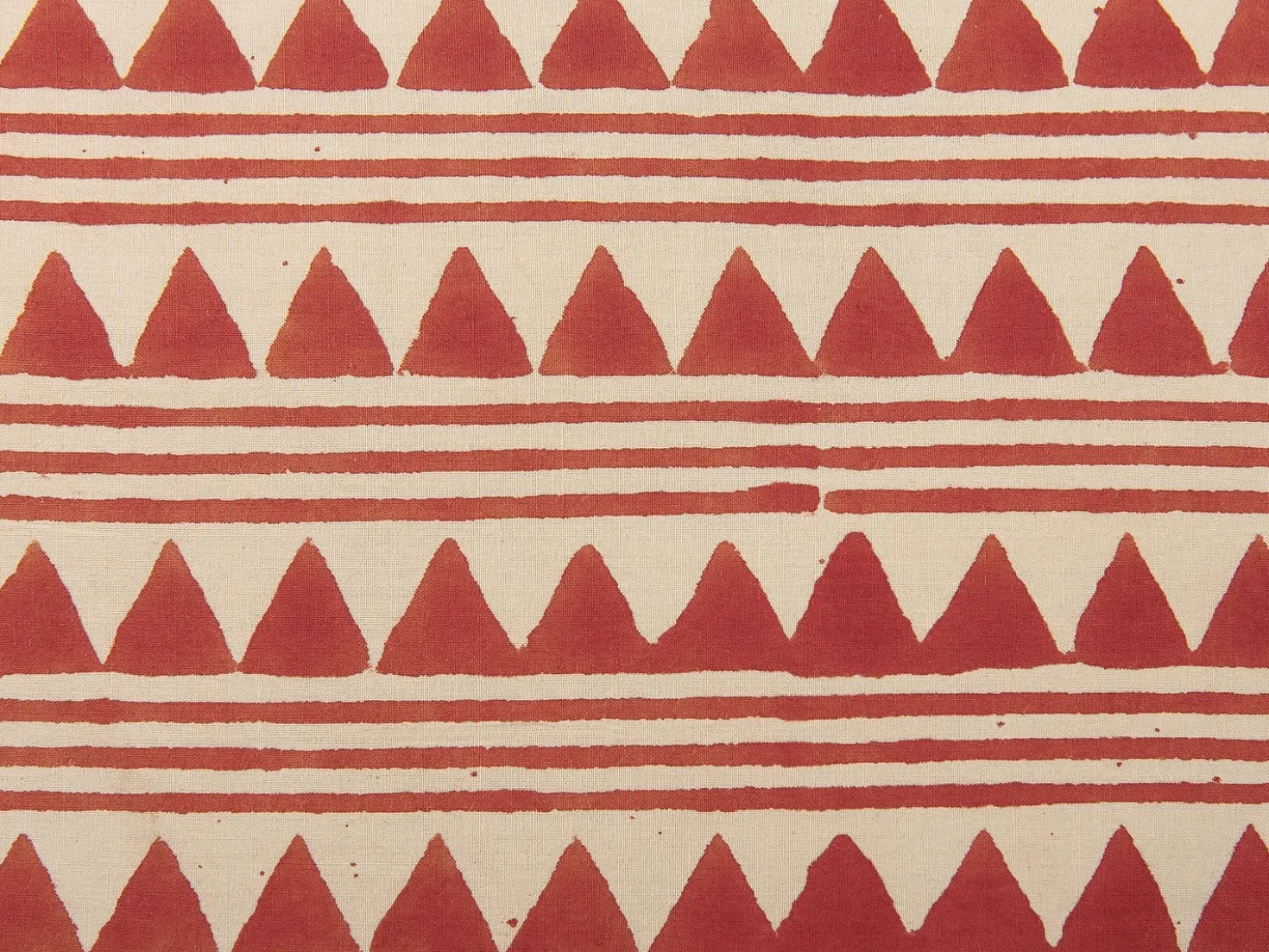 Cuscino decorativo DEGLUPTA Cotone 45 x 45 cm Rosso Trama Chevron
