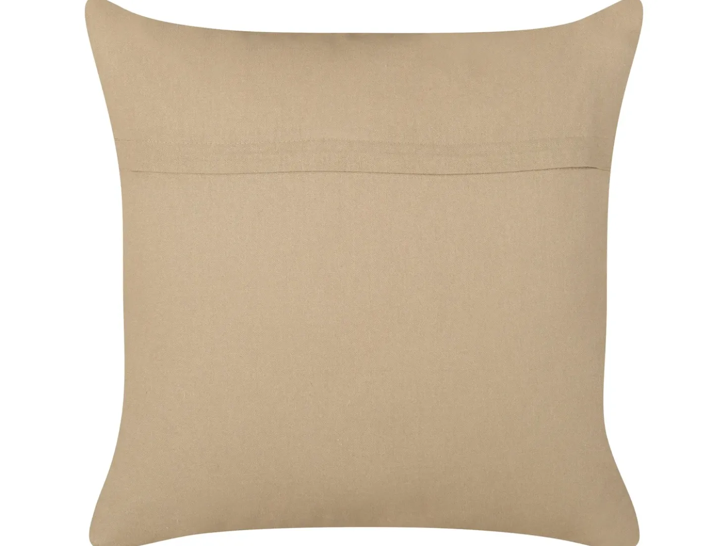 Cuscino decorativo DESALIX Iuta 45 x 45 cm Beige A strisce