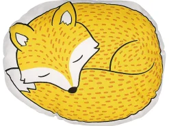 Cuscino decorativo DHANBAD Cotone 50 x 40 cm Giallo Volpe