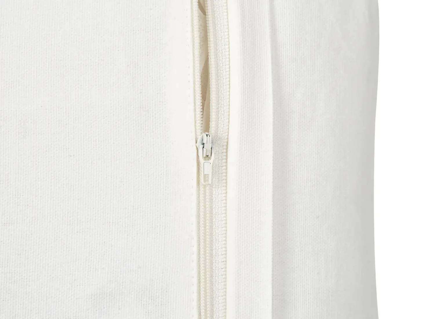 Cuscino decorativo DILLENIA Cotone 45 x 45 cm Bianco
