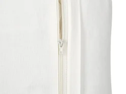 Cuscino decorativo DILLENIA Cotone 45 x 45 cm Bianco