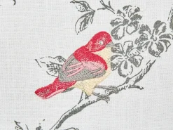 Cuscino decorativo DILLENIA Cotone 45 x 45 cm Bianco