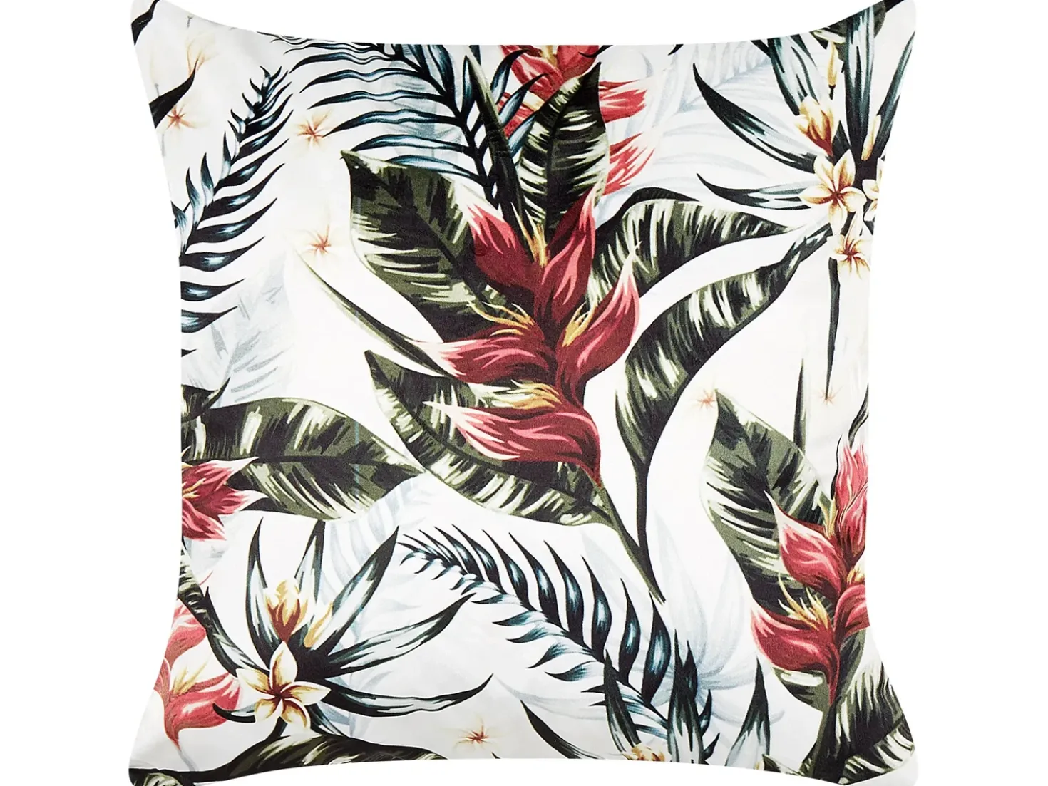 Cuscino decorativo EDELWEISS Velluto 45 x 45 cm Multicolore Trama di piante