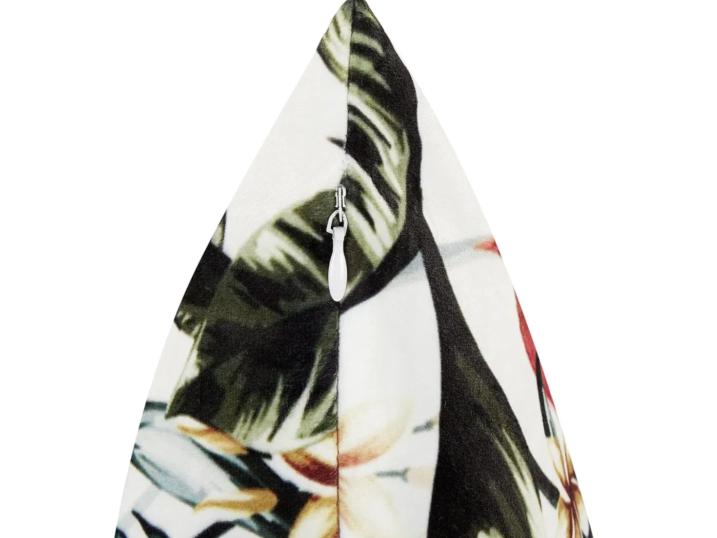Cuscino decorativo EDELWEISS Velluto 45 x 45 cm Multicolore Trama di piante