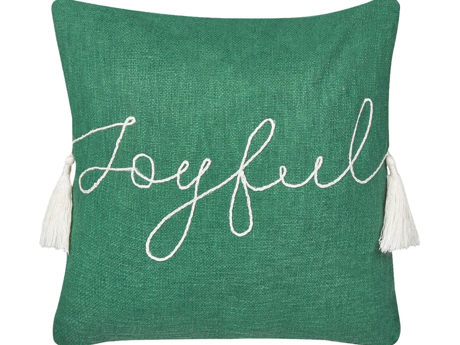 Cuscino decorativo ELETTARIA Cotone 45 x 45 cm Verde Modello natalizio