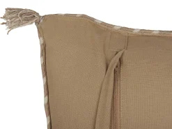 Cuscino decorativo ERIGERON Iuta 45 x 45 cm Beige Tinta unita
