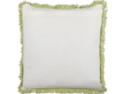 Cuscino decorativo FILIX Cotone 45 x 45 cm Verde Trama floreale