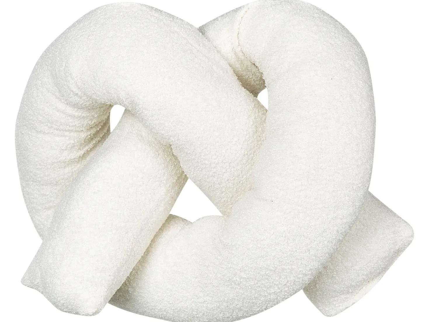 Cuscino decorativo GLADIOLUS Bouclé 172 x 14 cm Bianco sporco Tinta unita