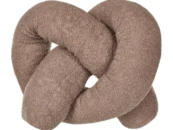 Cuscino decorativo GLADIOLUS Bouclé 172 x 14 cm Marrone Tinta unita