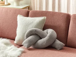 Cuscino decorativo GLADIOLUS Bouclé 172 x 14 cm Grigio Tinta unita