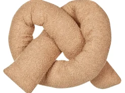 Cuscino decorativo GLADIOLUS Bouclé 172 x 14 cm Marrone chiaro Tinta unita