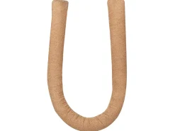 Cuscino decorativo GLADIOLUS Bouclé 172 x 14 cm Marrone chiaro Tinta unita