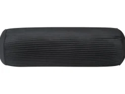 Cuscino decorativo JONQUIL Velluto 22 x 60 cm Nero Tinta unita