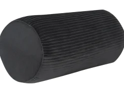 Cuscino decorativo JONQUIL Velluto 22 x 60 cm Nero Tinta unita