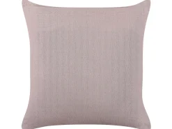 Cuscino decorativo KALMIA Velluto 45 x 45 cm Rosa Trama floreale