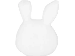Cuscino decorativo KANPUR Cotone 53 x 43 cm Bianco Lepre