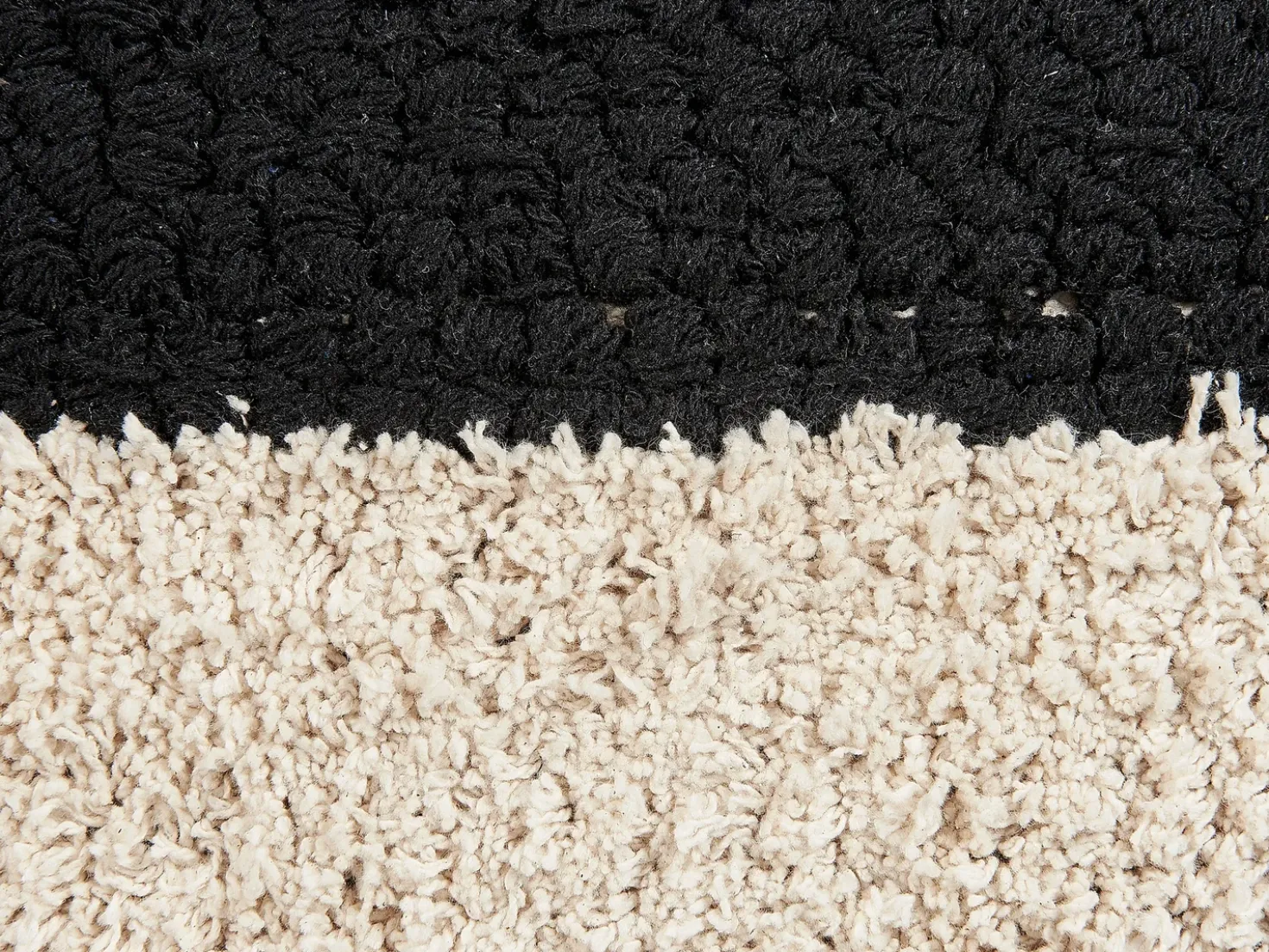 Cuscino decorativo KHORA Cotone 50 x 50 cm Nero Trama geometrica