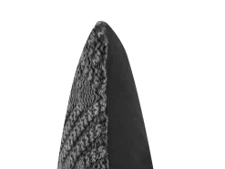 Cuscino decorativo KONNI Cotone 45 x 45 cm Grigio Trama Chevron