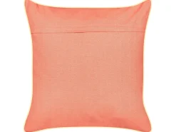 Cuscino decorativo LAMINARIA Velluto 45 x 45 cm Corallo Trama animale