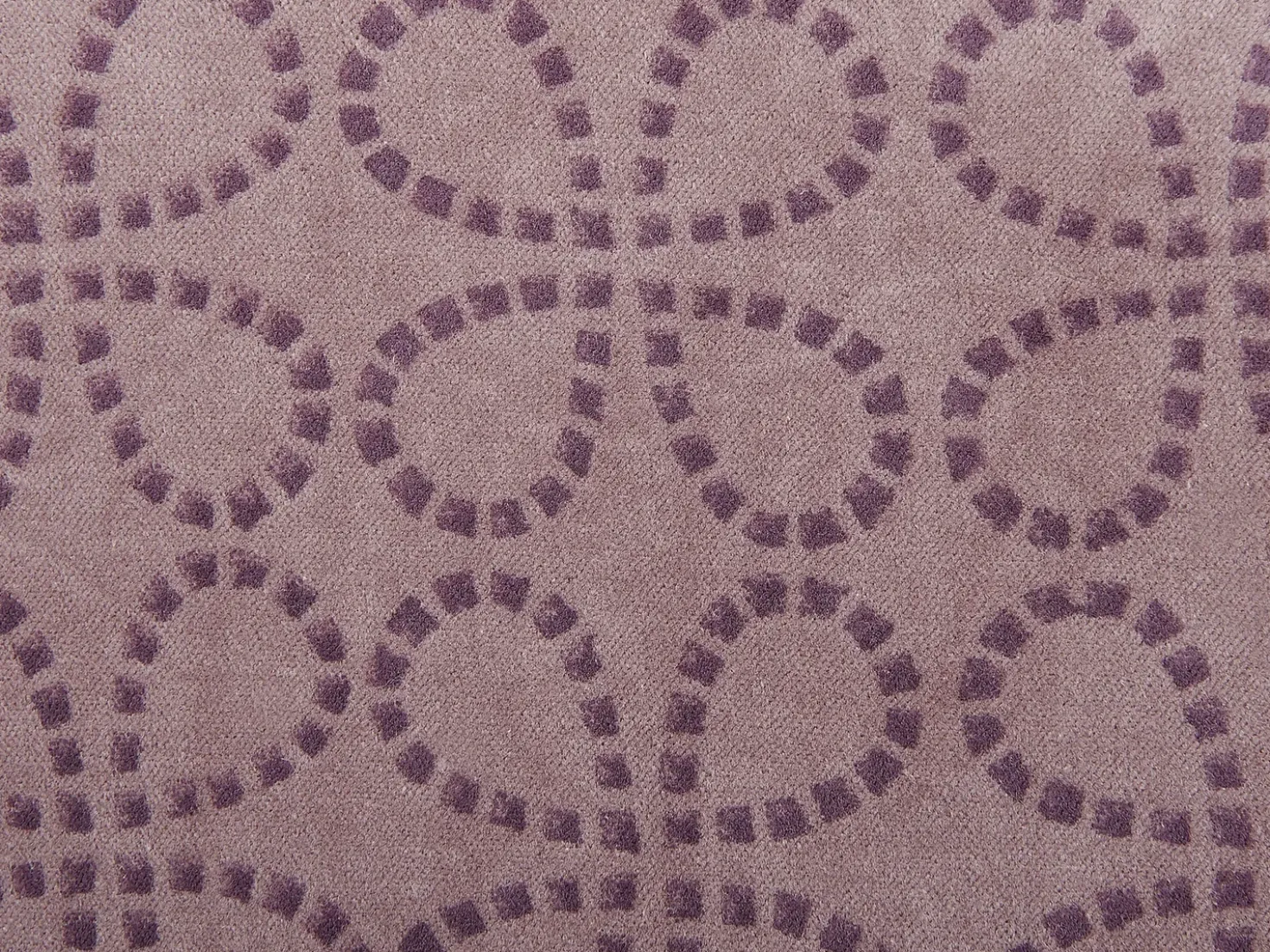 Cuscino decorativo LARKSPUR Velluto 45 x 45 cm Rosa Trama geometrica