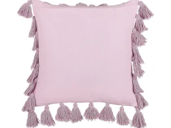 Cuscino decorativo LYNCHIS Cotone 45 x 45 cm Rosa