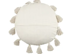 Cuscino decorativo MADIA Cotone 45 x 45 cm Beige chiaro Tinta unita