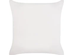 Cuscino decorativo MAKNEH Cotone 45 x 45 cm Bianco Tinta unita