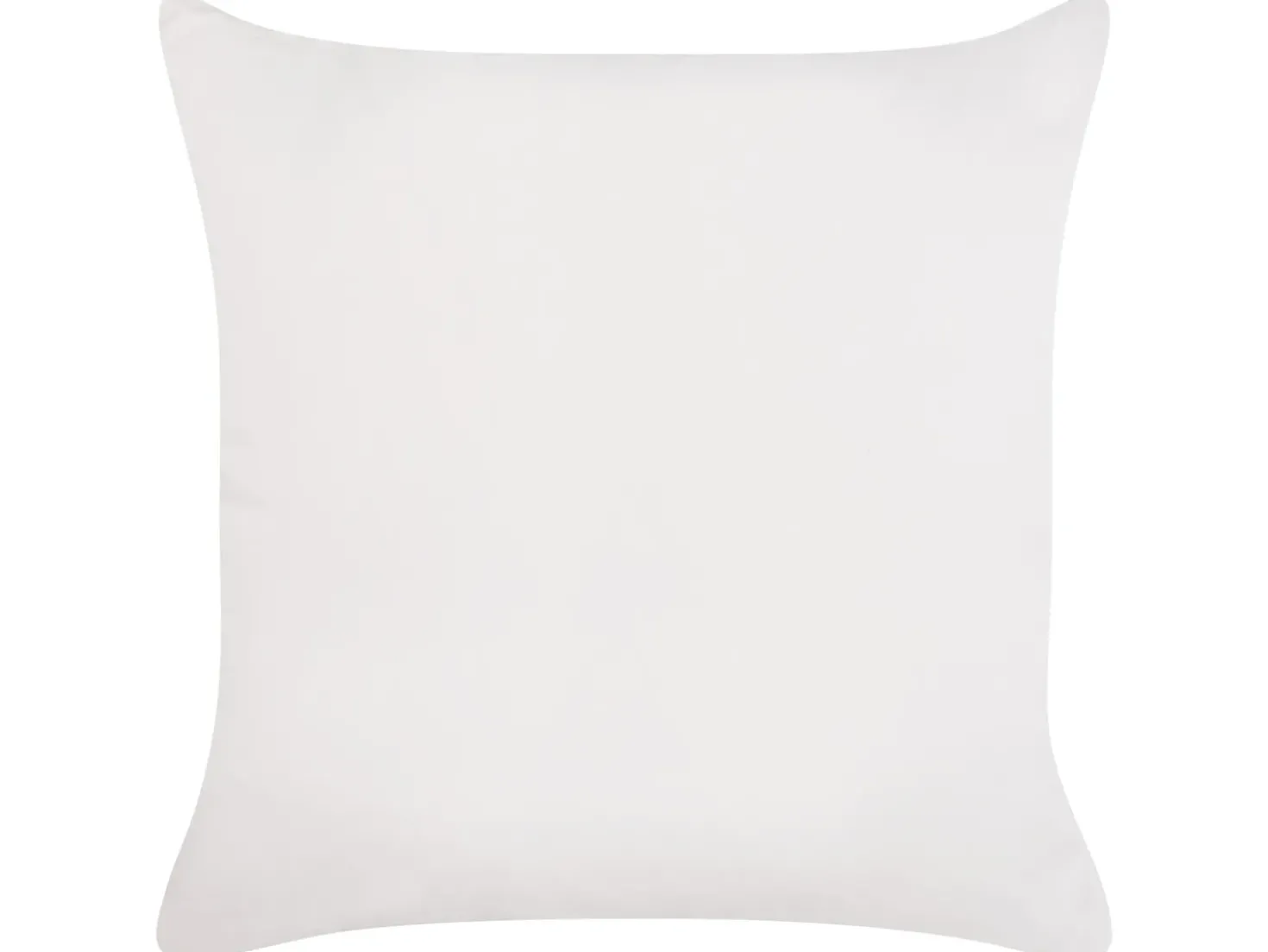 Cuscino decorativo MAKNEH Cotone 45 x 45 cm Bianco Tinta unita