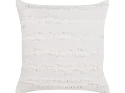 Cuscino decorativo MAKNEH Cotone 45 x 45 cm Bianco Tinta unita