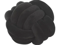 Cuscino decorativo MALNI Velluto 30 x 30 cm Nero Tinta unita