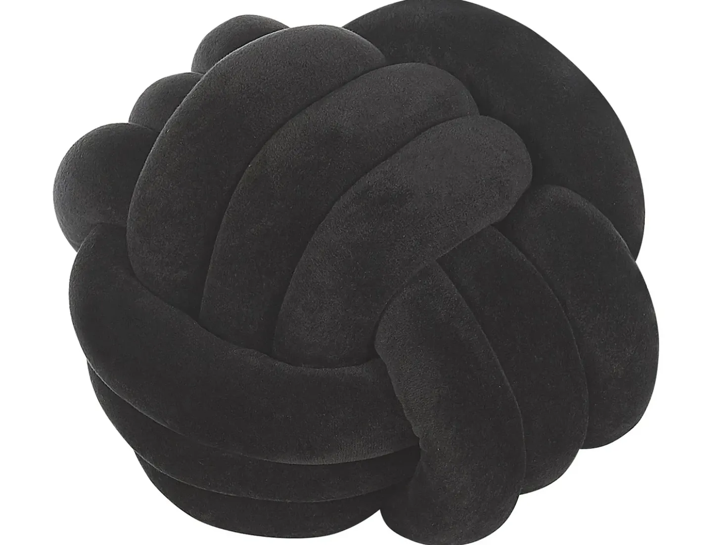 Cuscino decorativo MALNI Velluto 30 x 30 cm Nero Tinta unita