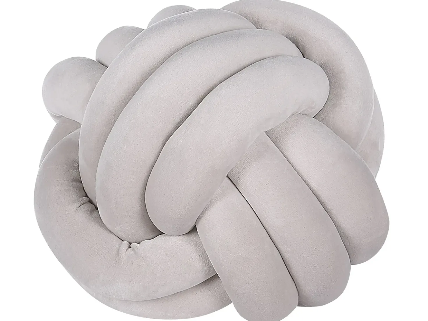 Cuscino decorativo MALNI Velluto 30 x 30 cm Grigio chiaro Tinta unita