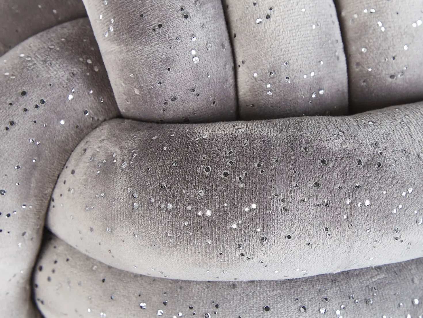 Cuscino decorativo MALNI Velluto 30 x 30 cm Grigio Tinta unita