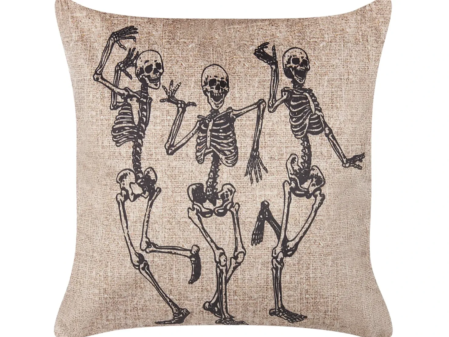 Cuscino decorativo MORTESTI Velluto 45 x 45 cm Beige chiaro Trama astratta
