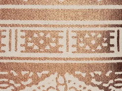 Cuscino decorativo OUJDA Cotone 50 x 50 cm Rame Trama geometrica