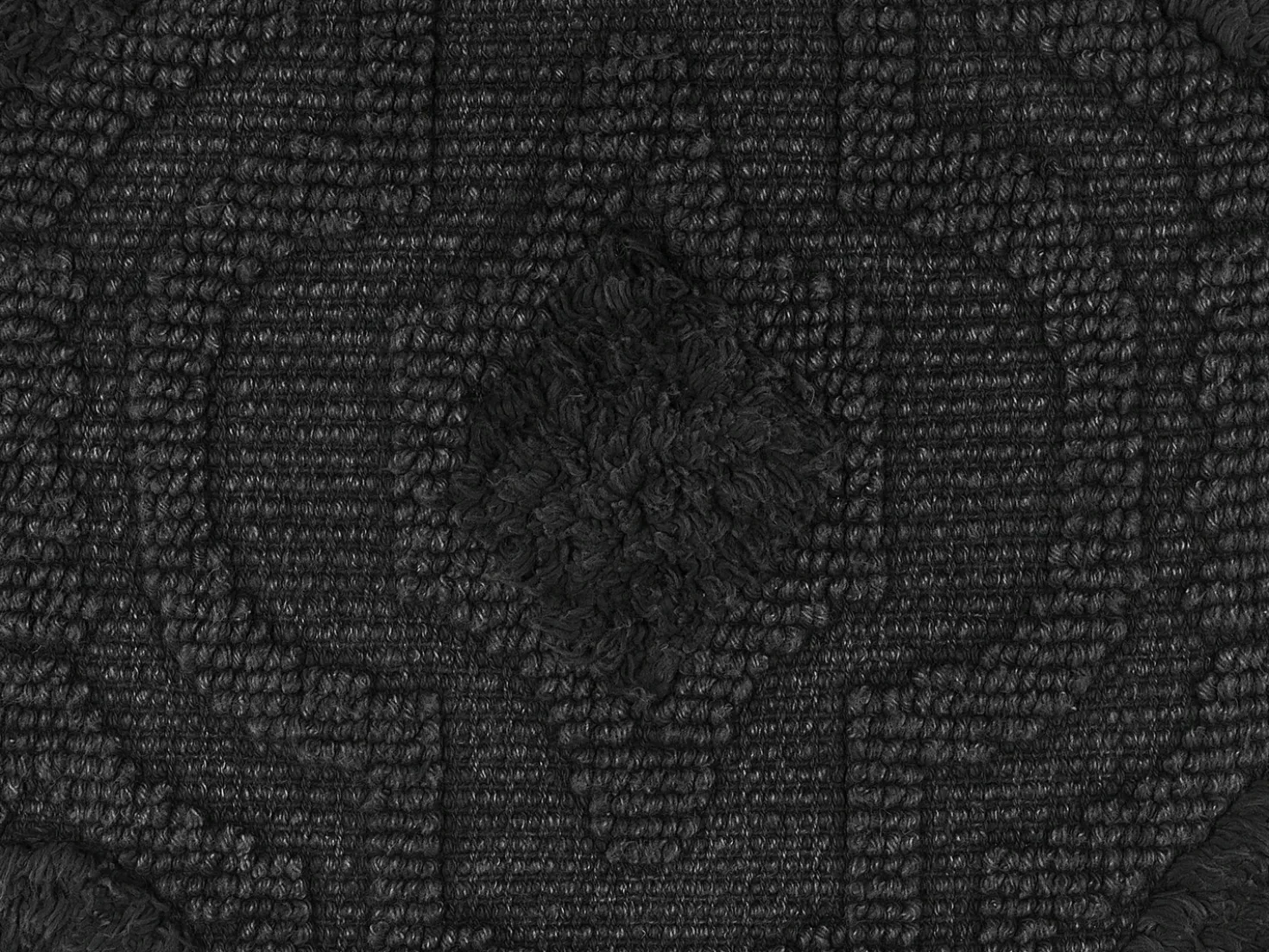 Cuscino decorativo PAIKA Cotone 45 x 45 cm Grigio scuro Tinta unita