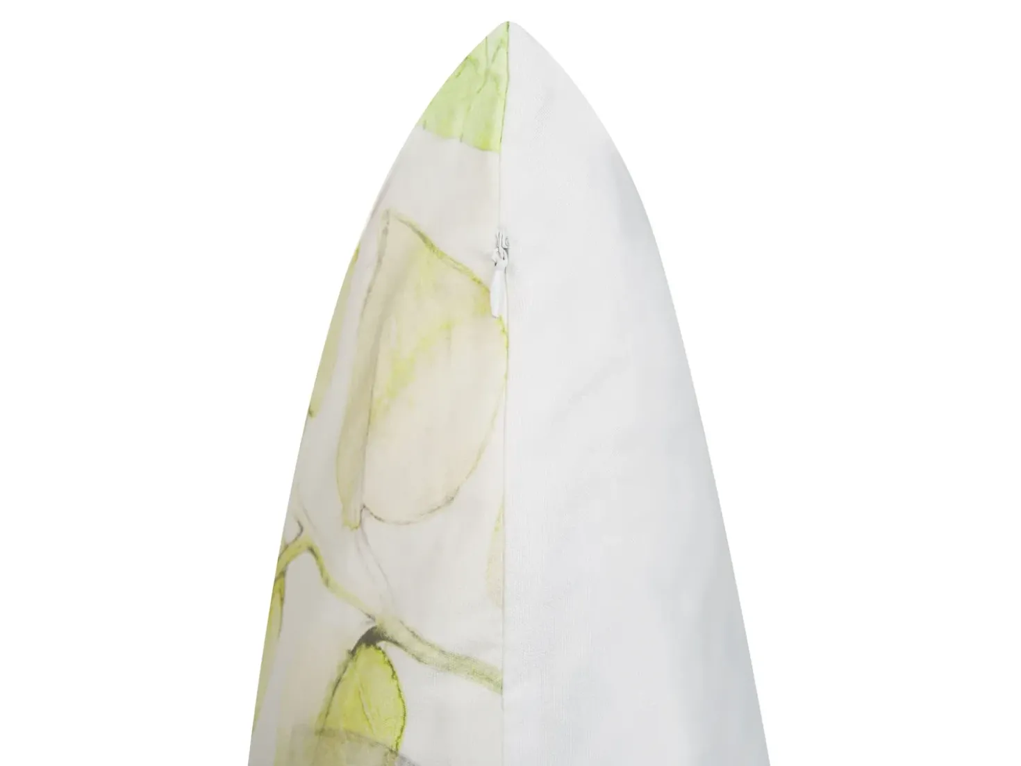Cuscino decorativo PEPEROMIA Cotone 45 x 45 cm Bianco Trama di piante