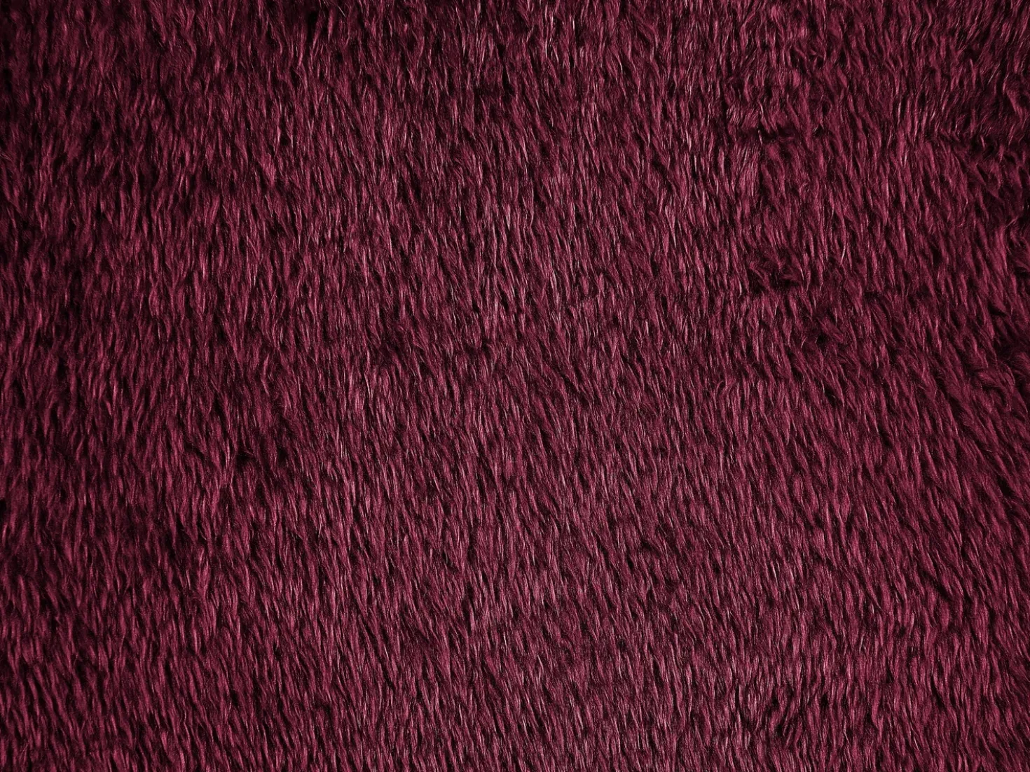 Cuscino decorativo PILEA Finta pelliccia 45 x 45 cm Bordeaux Tinta unita